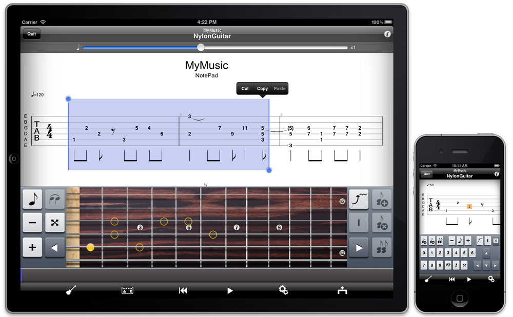 guitar-pro-ipad-iphone Guitar Pro sur iPhone / iPad